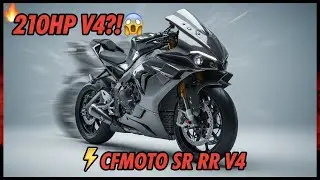 CHIŃSKI SILNIK V4 O MOCY 210 KM JUŻ JEST! Oficjalna premiera CFMoto SR RR V4 na rok 2026