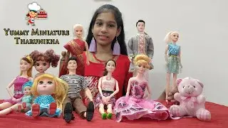 My Barbie Dolls Ultimate Collection in Tamil | barbie tamil |Yummy Miniature Tharunikha