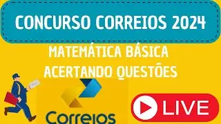 MATEMÁTICA | CONCURSO CORREIOS  IBFC #17  -   Evento online e gratuito