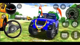 Modified Mahindra Thar 😈 Games: Indian Gadi Wala Android Game Video.