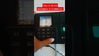 how to delete attendance logs in biometrics device secureeye | biometric attendance system