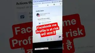 How to Fix Facebook Profile is at Risk | Profile Warning & Growth at Risk Solution