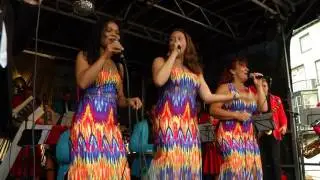 De Big Salsa Band tijdens het Big Rivers Festival 2016.