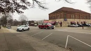 Dover Fire Department Medic 210 responding from quarters