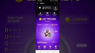 Gemz - Daily Code Cipher Morse Code 22 September (Setembro) 2024 + 1.000.000 Coins (Moedas)