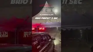 Brio Drag Bracket 11 sec ORD exhaust knalpot