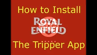 Royal Enfield Tripper Navigation - Installing and Setting up. 1/Many
