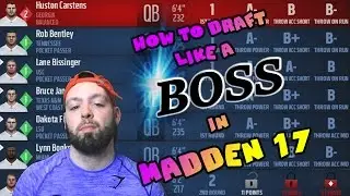 How to: DRAFT LIKE A BOSS w/ PerramCrowe DRAFT @ END | Madden 17 Franchise Mode