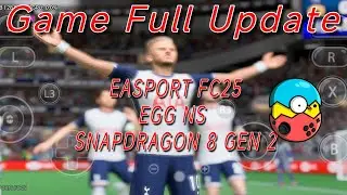 EaSport FC25 Full Update game test gamplay Egg NS switch Emulator Android #nintendoswitch #viralvide
