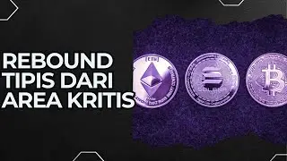 Bitcoin | Ethereum | Solana - Rebound Tipis Dari Area Kritis | Level Critical di ETH & SOL | #Dyor