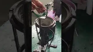 Colored Silicone Pouring Into Mold #shorts #craftingprocess  #creativemakeup #siliconecasting