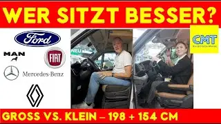 😩 Groß vs. Klein im Wohnmobil: Welcher Fahrersitz passt wirklich?