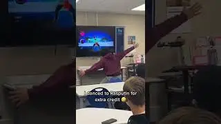 I danced to Rasputin for extra credit #shorts