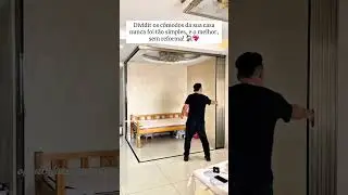 🚨➡️LINK NOS COMENT&Aacute;RIOS⬅️ porta dobr&aacute;vel perfeita para dividir ambientes da shopee! #achadosshopee