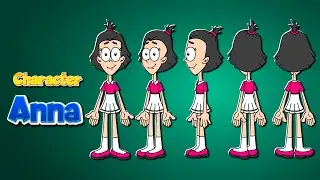 Character Anna | Moho | Rigged Animation