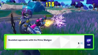 How to EASILY Headshot opponents with the Prime Shotgun (5) | Fortnite Week 12 Challenge Guide