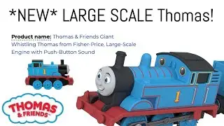 *NEW* LARGE SCALE THOMAS! Whistle Sounds, Moving Siderods & Storage Space! Thomas and Friends 2026!