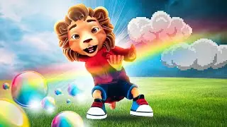 🌈 The Rainbow Song 🌈 | Active Fun for Kids | Rori, the Friendly Lion 🦁