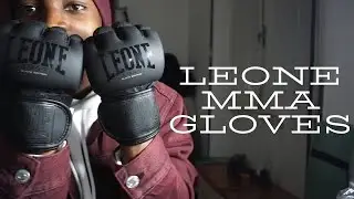LEONE mma gloves BLACK EDITION.