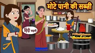 मोटे पानी की सब्ज़ी Bedtime Stories | Stories in Hindi | Fairy Tales | Moral Stories | Funny Comedy
