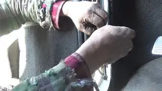 Splicing a CB coax cable on the truck