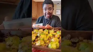 Full dinner cooking tutorial #dinnerrecipe #salmon #brusselsprouts #roastedpotatoes