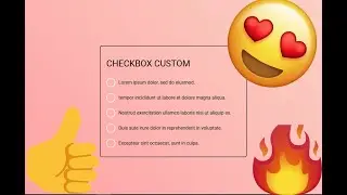 Amazing Custom Checkbox With HTML, CSS And jQuery