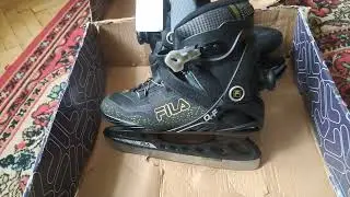 Коньки Fila Prima QF: как расстегнуть застежку Atop?