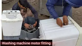 Washing machine motor fitting|| dryer machine motor fitting keasy kearty ha.
