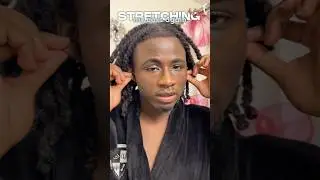 stretching my ears to 4G and 6G! #eargauges #gauges #4G #Lifestyle #Vlog #SelfCare