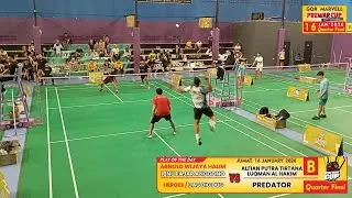 PREWAR CUP 2026 CLASS B QF ARNOLD + IBNU (HEROES/DAG DIG DUG) VS ALFIAN + LUQMAN AL HAKIM (PREDATOR)