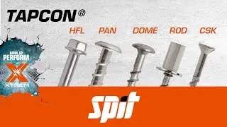 SPIT TAPCON XTREM, anclajes de alto rendimiento para hormigón