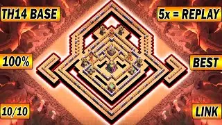Only 1 Star Th14 LEGEND Base + * PROOF * With Link👌Unbeatable Th14 Base Link | Anti 1 Star Base TH14