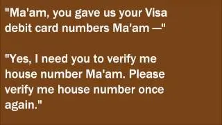 Telesecurity Telephone Security Scam Indian Call Centre Center Prank Wind-up Little Old Lady