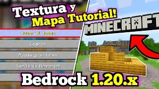 🟢 Como Jugar al MAPA TUTORIAL en MCPE 1.21.X | TEXTURA y MUNDO TUTORIAL de Xbox 360 para BEDROCK
