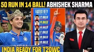 Abhishek Sharma का तूफान! 14-Ball Fifty vs NZ | T20 World Cup के लिए India को मिला Weapon? !!