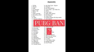 Pubg Ban In India| Reality Check |PUBG Ban |List Of Banned Application.In India