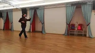 Урок 99. Параллельные шаги в танго. Танцующие танго.