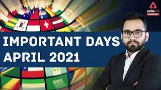 Important Days in April 2021 | Important Days Trick | Static Current Affairs 2021 Adda247