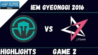 IMT vs JT Highlights Game 2 | IEM Gyeonggi 2016 Day 1 | Immortals vs J Team