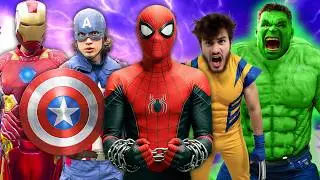 Spider-Man VS Dinosaurs VS Zombies Hulk VS Skibidi Toilet!