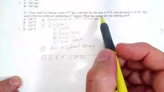 Determining Course Made Good when given a Course to Steer with Leeway is present