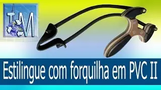 Estilingue com forquilha em PVC II