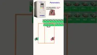 cg emotron vs ac drive || 3-wire #electricalshorts #ytshort #shortvideos #vfd #parameters #wiring