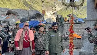 Indian Army Chief visited Kedarnath Temple🛕#mahadev #kedarnath #youtube #uk #army #india #indian #yt