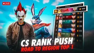COMEBACK LIVE  NO - 01 cs rank push to grandmaster 🥶 #freefire #totalgaming #freefirelive