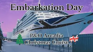 🚢🚗P&O Arcadia CHRISTMAS CRUISE EMBARKATION Southampton, with CPS Parking🚗🚢