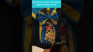 PM Modi Honoured with Cyprus' Highest Civilian Award | PM Modi #pmmodi #cyprus #youtubeshorts