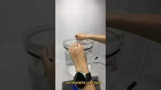 ASTM D3078 Leak Test