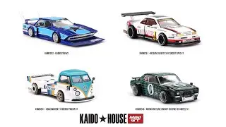 Mini GT Kaido House News | Nissan Silvia S13-R & Skyline GT-R KPGC10, Volkswagen T1 & Kaido Star